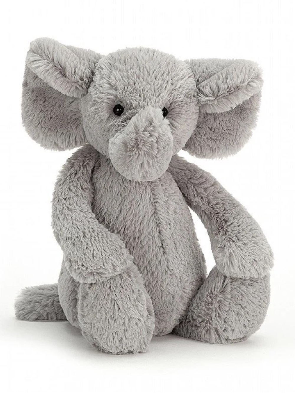 Jellycat Small Bashful Gray Elephant Plush 8”Mini Newborn Stuffed Animal Retired